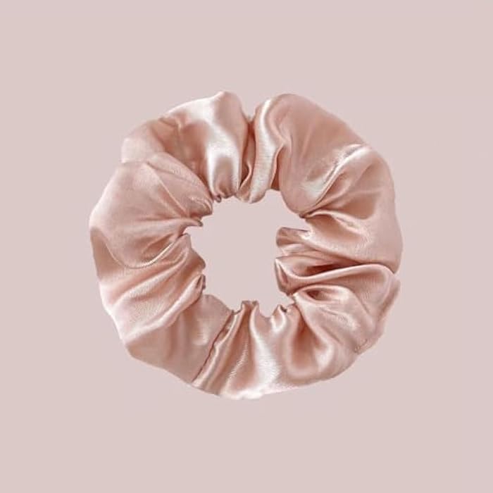 Satin Hair Eraser Set of 6 Large Size Elastics for Women and Girls Soft Elasticized Anti Tangle Hold Hold for All Daily Styles, Formal and Social Occasions - Image 4